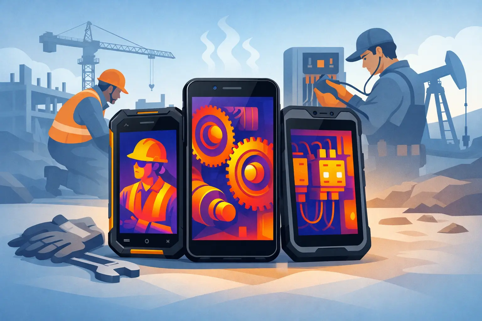Thermal Camera Phone Comparison for Hard Work