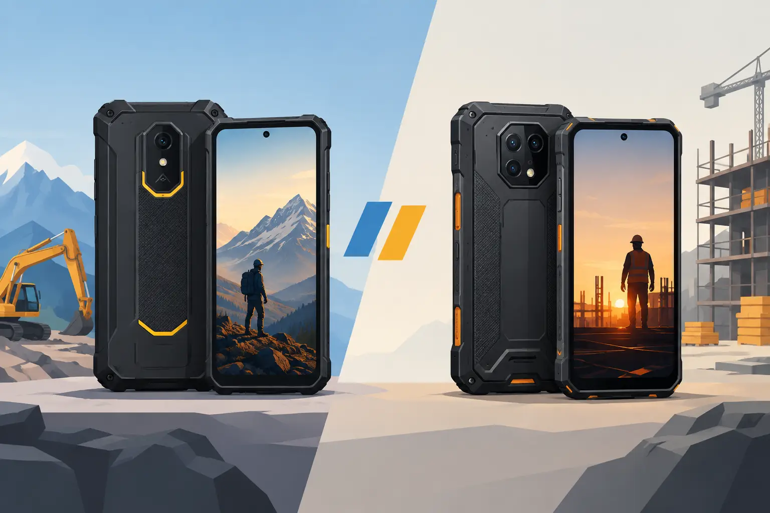 AGM Versus Ulefone Phones for Hard Work