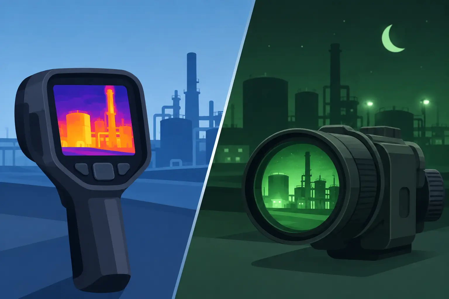 Thermal Camera Versus Night Vision for Work