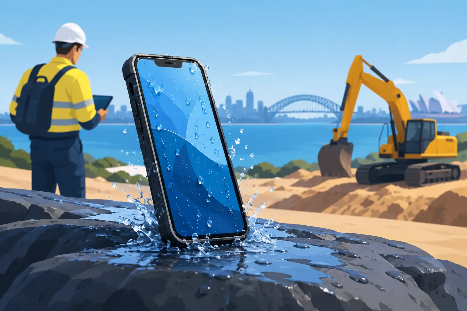 Waterproof Smartphones for Australian Worksites
