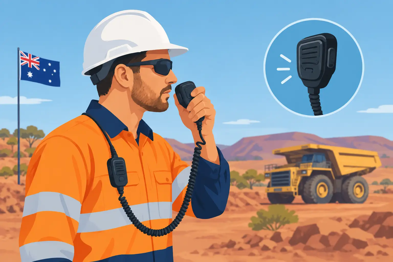 Push to Talk Phones for Tough Australian Work